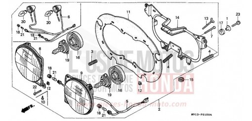 PROJECTEUR XRV750N de 1992